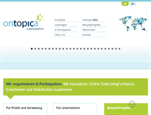 Tablet Screenshot of ontopica.de
